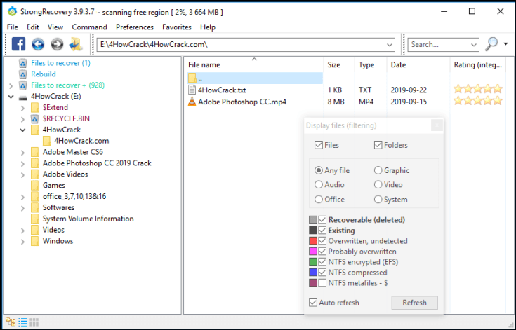 StrongRecovery Serial Key