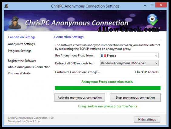 ChrisPC Anonymous Connection Serial Key Download