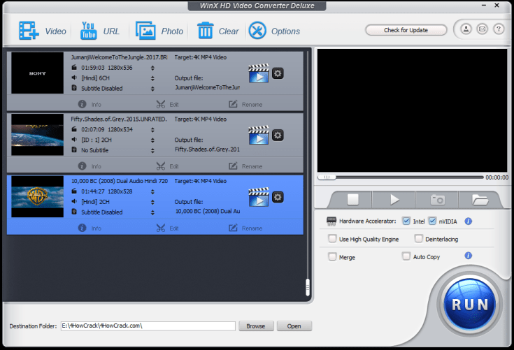 WinX HD Video Converter Deluxe License Code