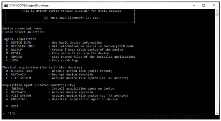 ElcomSoft iOS Forensic Toolkit Full Version Download