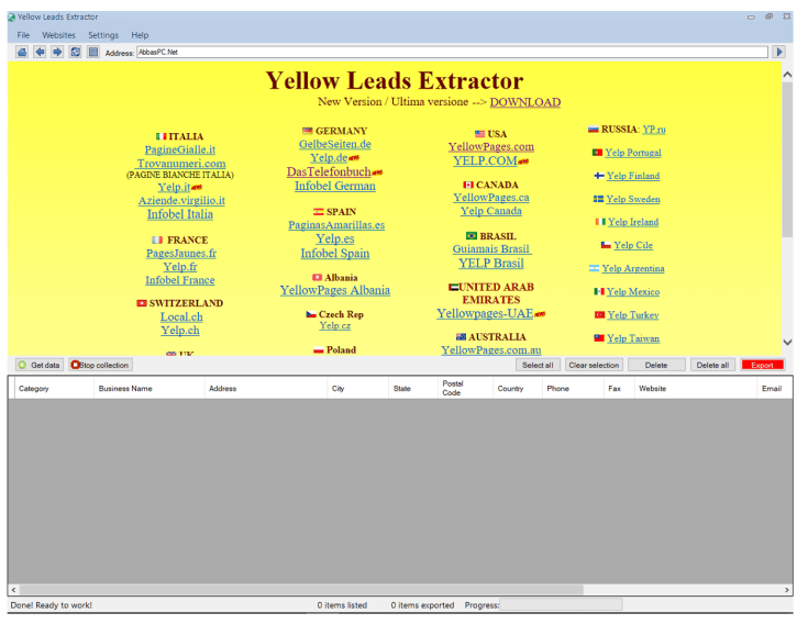 Yellow Leads Extractor Cracked