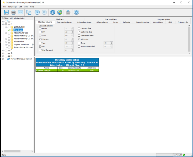 Directory Lister Pro Registration Key