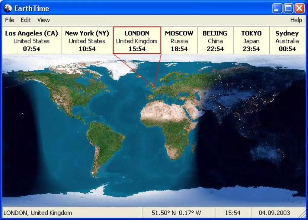 DeskSoft EarthTime