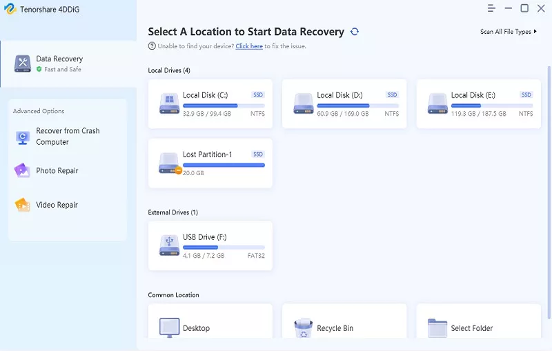 Tenorshare UltData Windows 