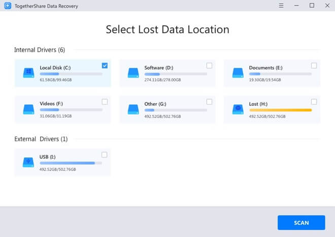 TogetherShare Data Recovery