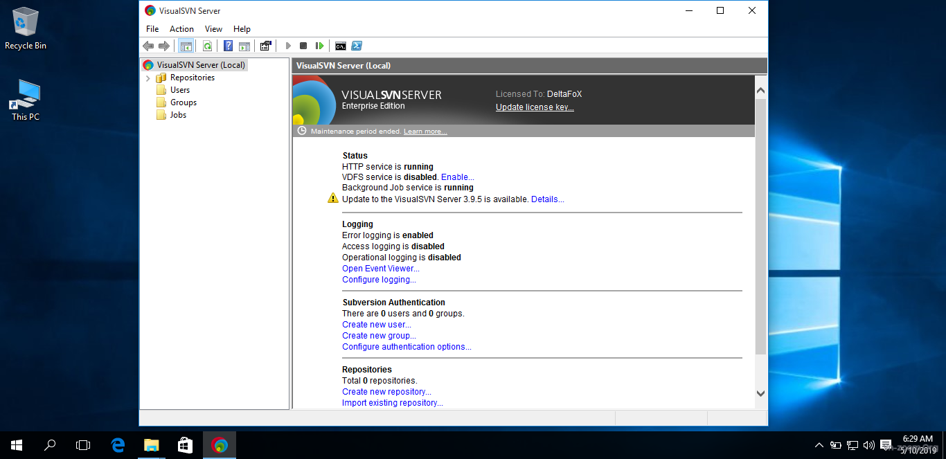 VisualSVN Server Enterprise