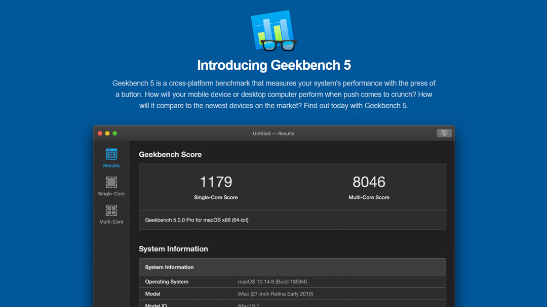 Geekbench Pro 