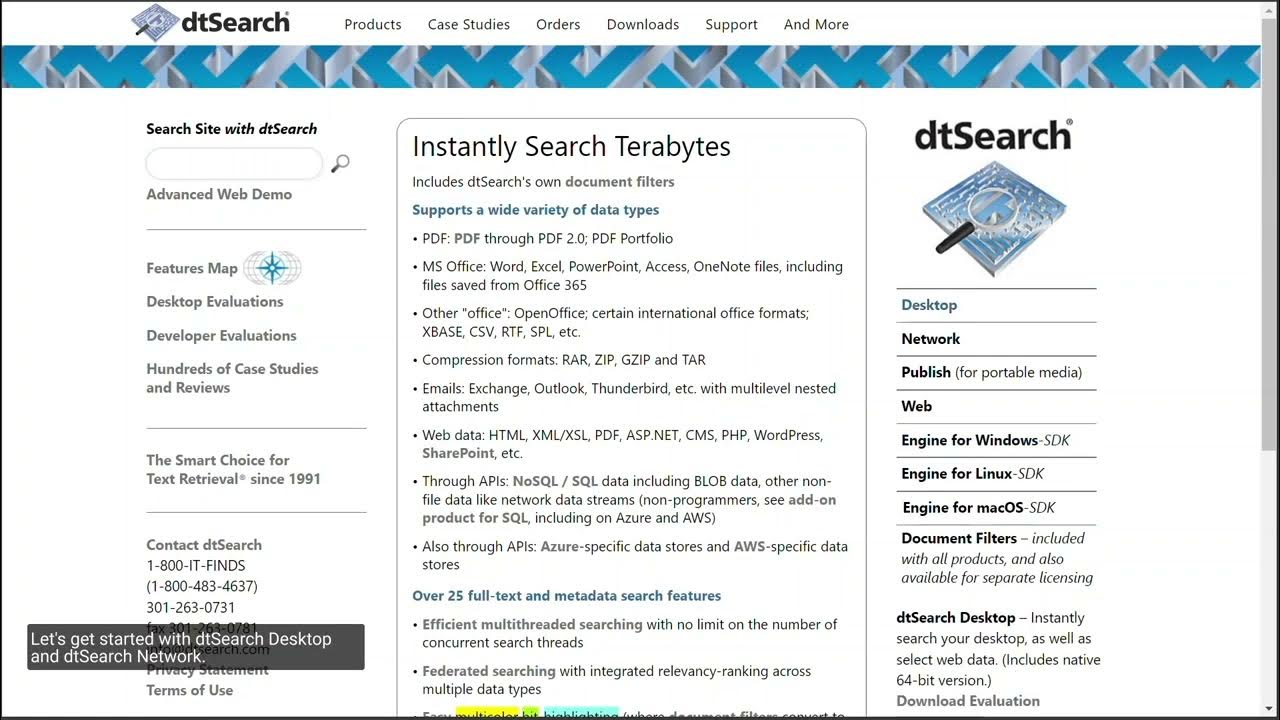 DtSearch Desktop